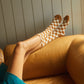 Weld Mfg Comfy Socks - Vintage Retro Checkerboard Socks - Earthy Colored Socks - Wholesale Blank Socks