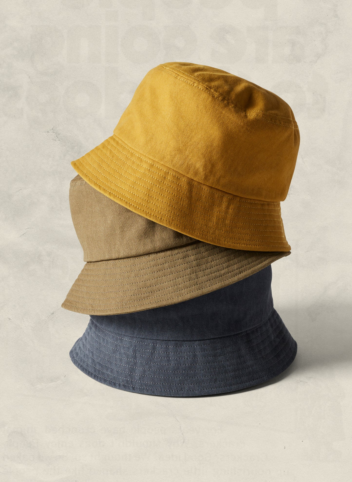 Vintage Washed Bucket Hat (+4 colors)