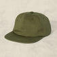 Weld Mfg Brushed Cotton Twill Kids Unstructured 6 Panel Vintage Inspired Baseball Strapback Hat - Laid Back Childrens Headwear - Olive Green