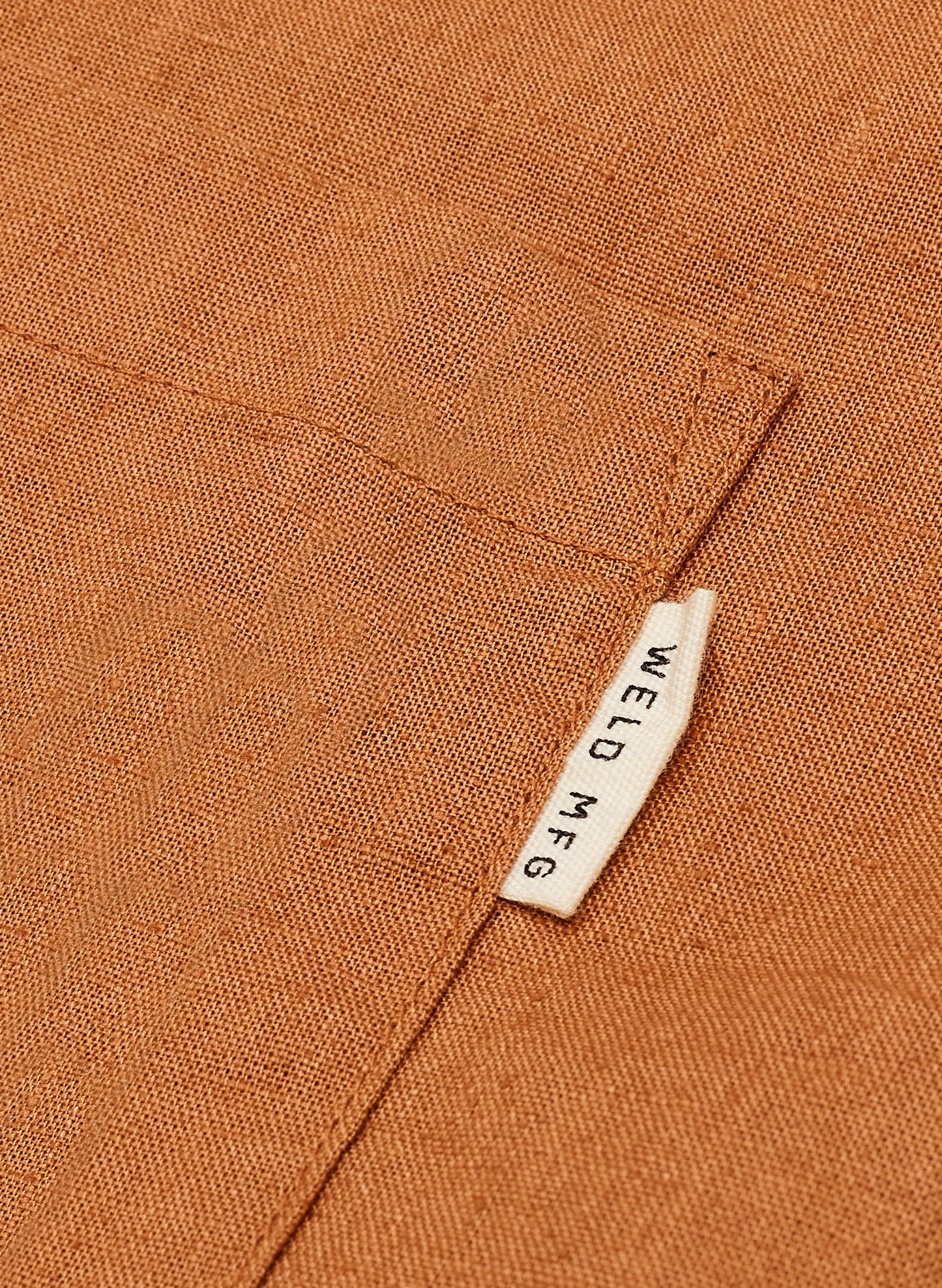 Vacation Hemp Button Up Shirt - Rust