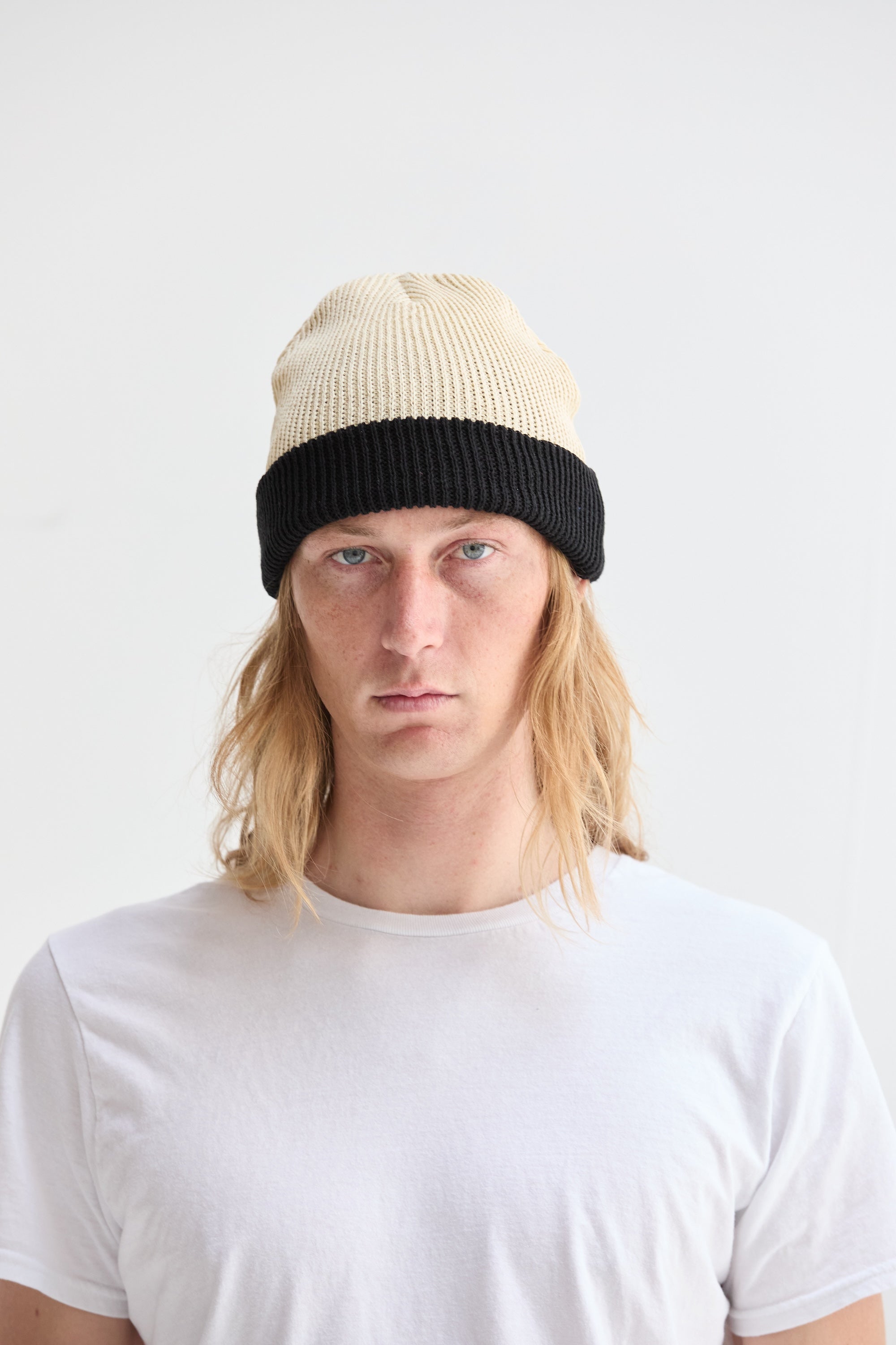 Two Tone Slacker Beanie
