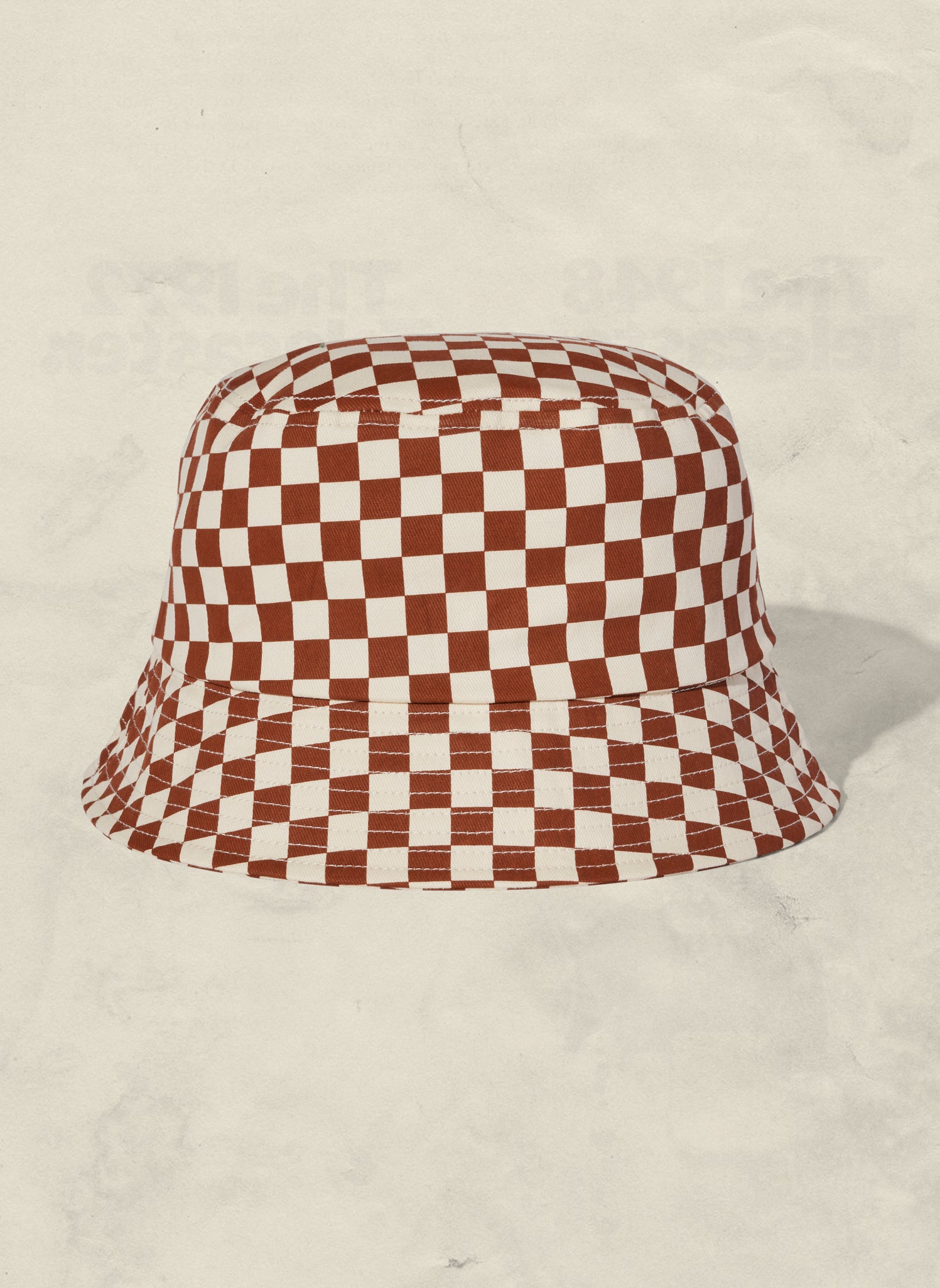 Vintage Style Checkerboard Bucket Hat - High Quality Wholesale Blank Hats for Creative Brands and Companies