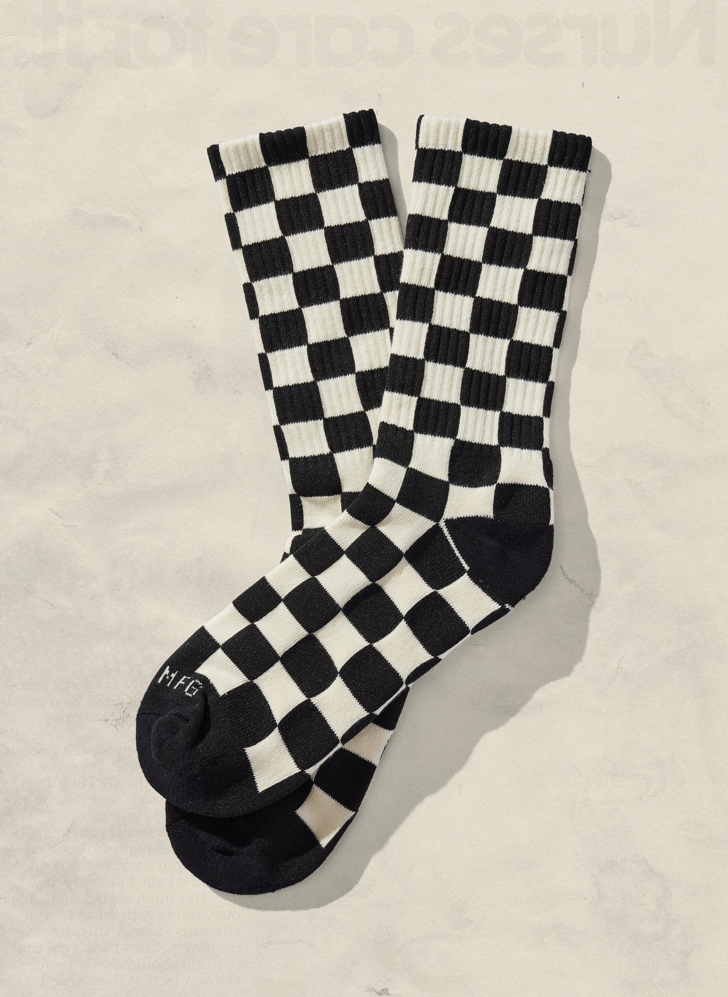 Checkerboard Cotton Crew Socks – weld mfg