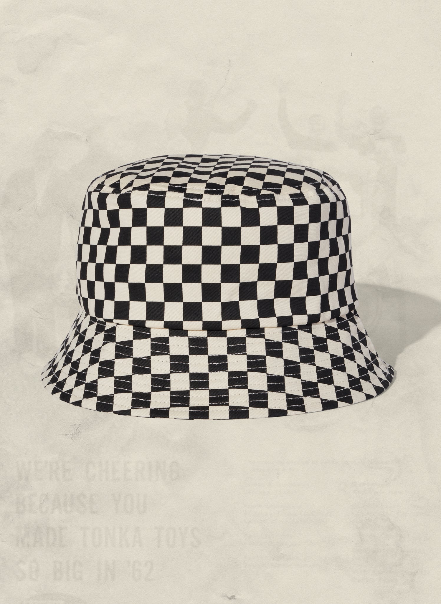 Checkerboard Bucket Hat