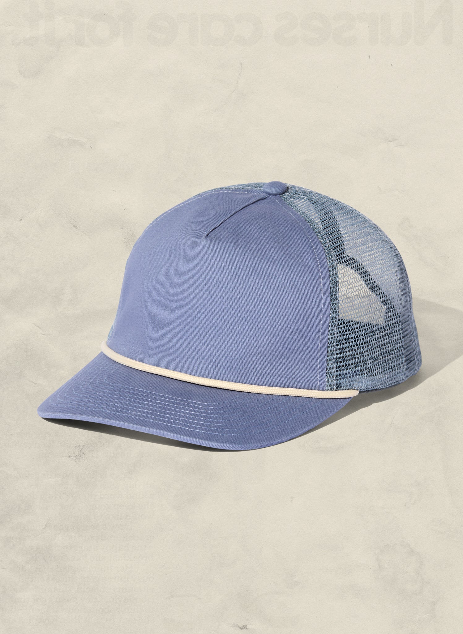 Brushed Cotton Rope Trucker Hat