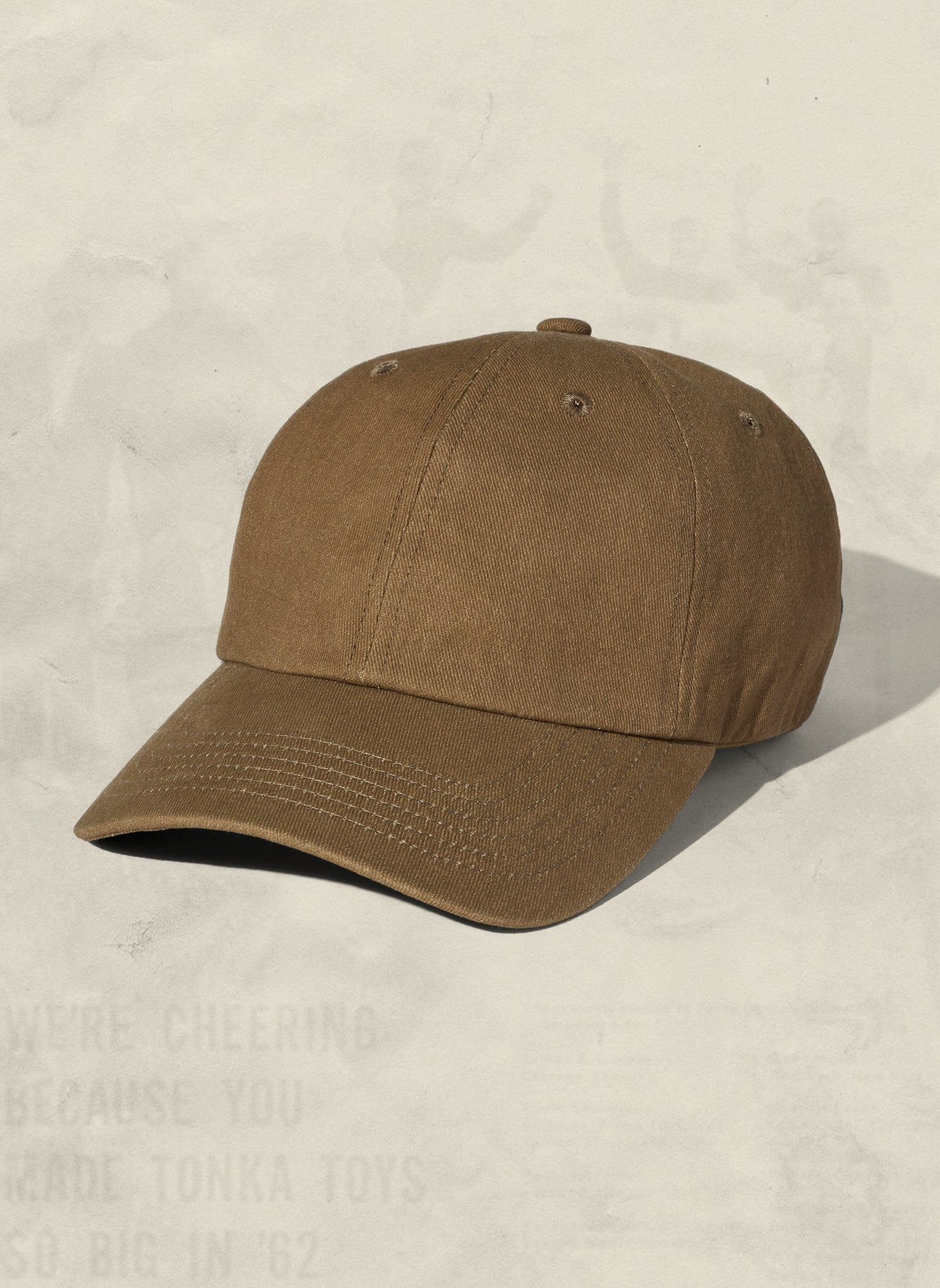 Weld Mfg Vintage Washed Brushed Cotton Unstructured Dad Hat. Comfy Laid Back Hats. Blank Hats for Creative Brands and Companies.