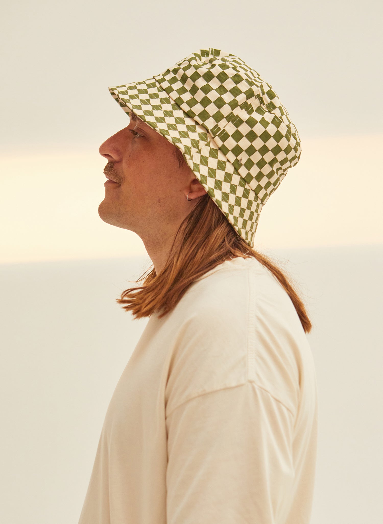 Checkerboard Bucket Hat