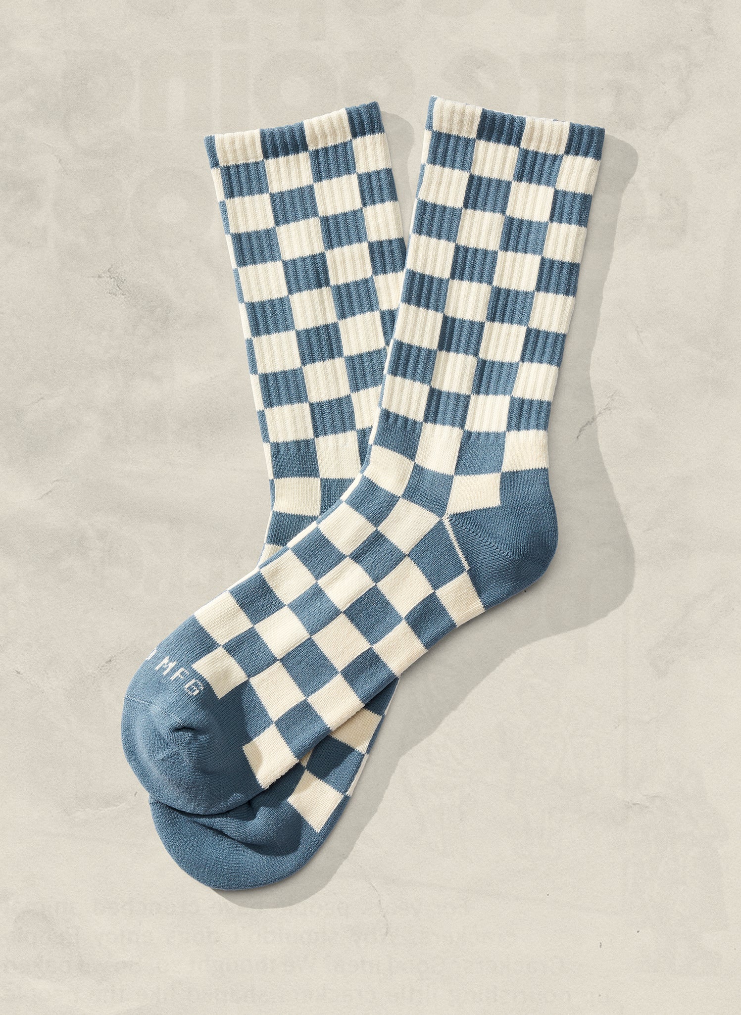 Checkerboard Crew Socks