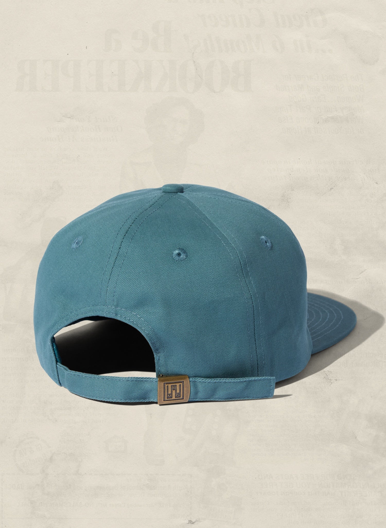 WELD MFG Brushed Cotton Twill Field Trip Hat with unstructured 6-panel crown and adjustable strap, Buy these wholesale blank hats and easily customize the cap with embroidery or patch, Heavy Seas