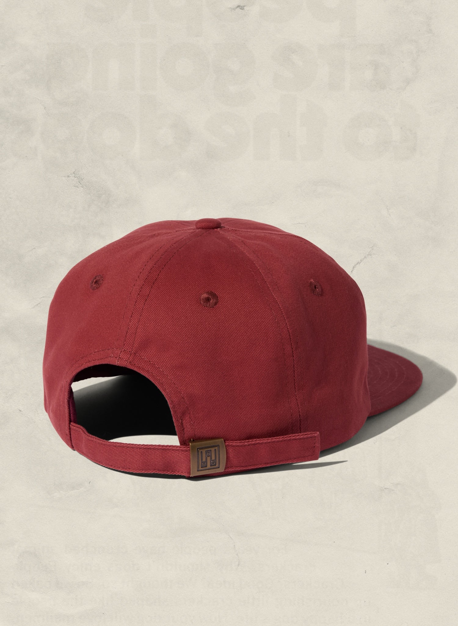 WELD MFG Brushed Cotton Twill Field Trip Hat with unstructured 6-panel crown and adjustable strap, Buy these wholesale blank hats and easily customize the cap with embroidery or patch, Jam