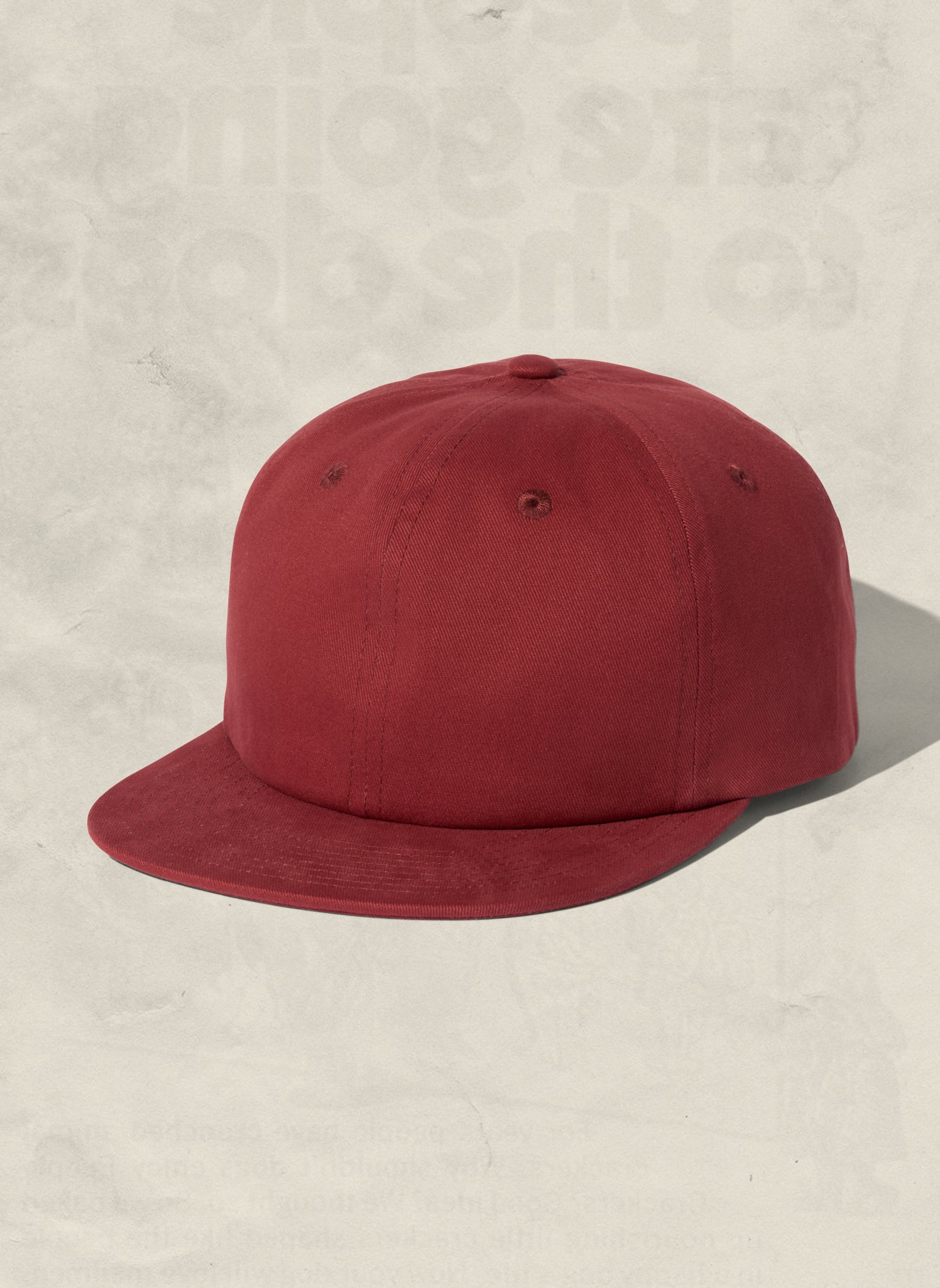 WELD MFG Brushed Cotton Twill Field Trip Hat with unstructured 6-panel crown and adjustable strap, Buy these wholesale blank hats and easily customize the cap with embroidery or patch, Jam