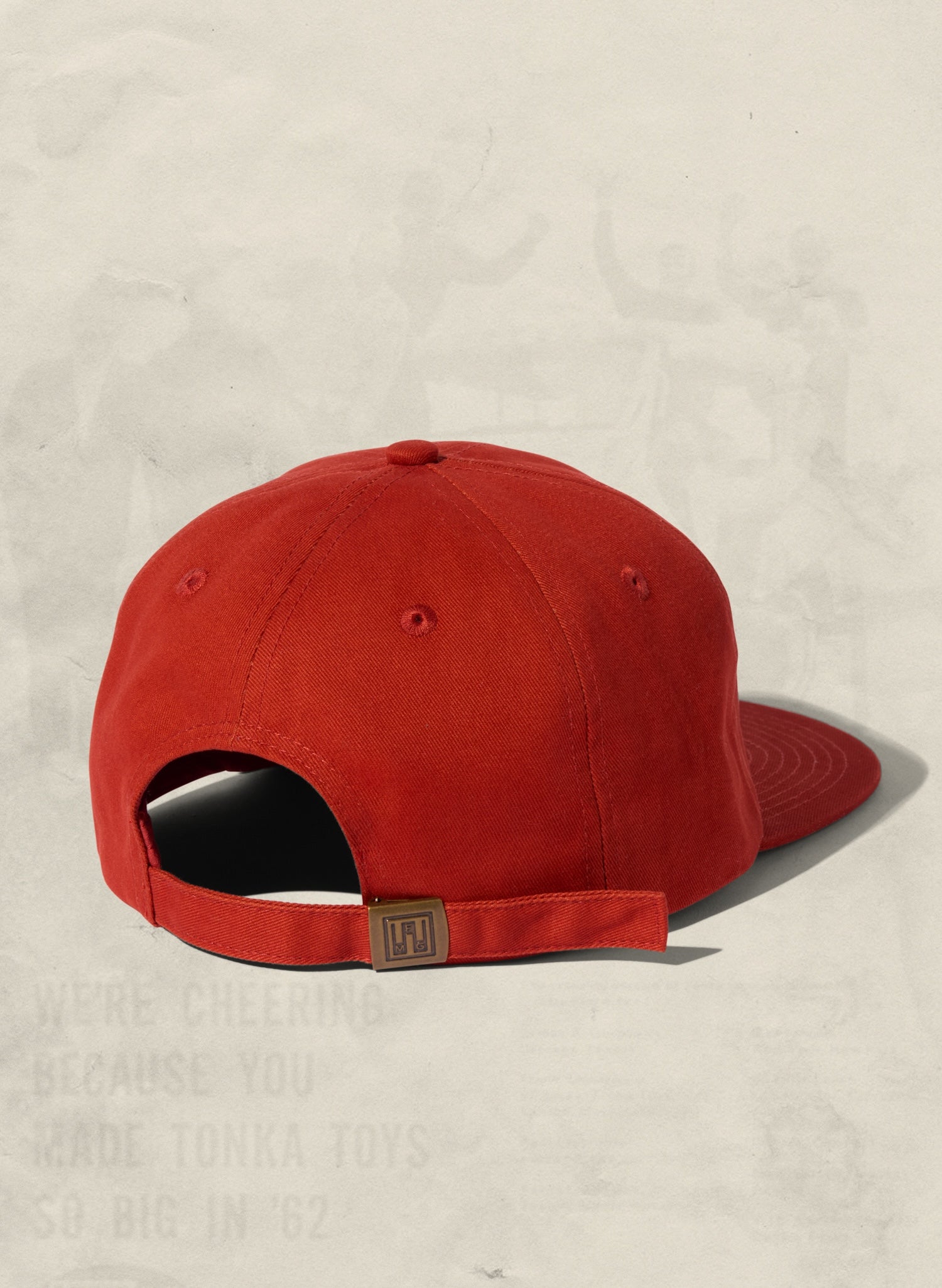 WELD MFG Brushed Cotton Twill Field Trip Hat with unstructured 6-panel crown and adjustable strap, Buy these wholesale blank hats and easily customize the cap with embroidery or patch, Pompeii