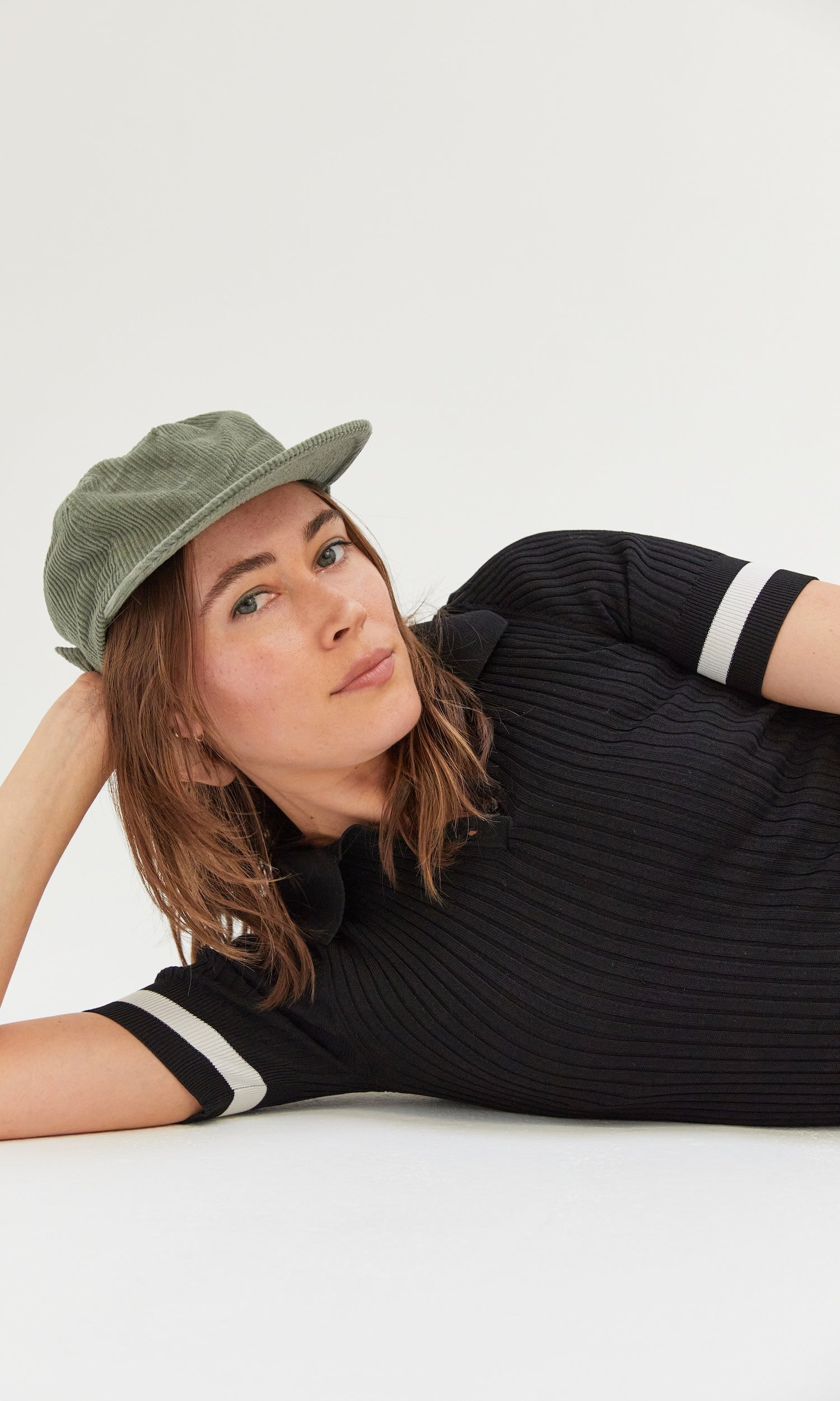 Weld Mfg Field Trip Hat-Unstructured 5 panel corduroy snapback hat, vintage inspired baseball hat, Cactus