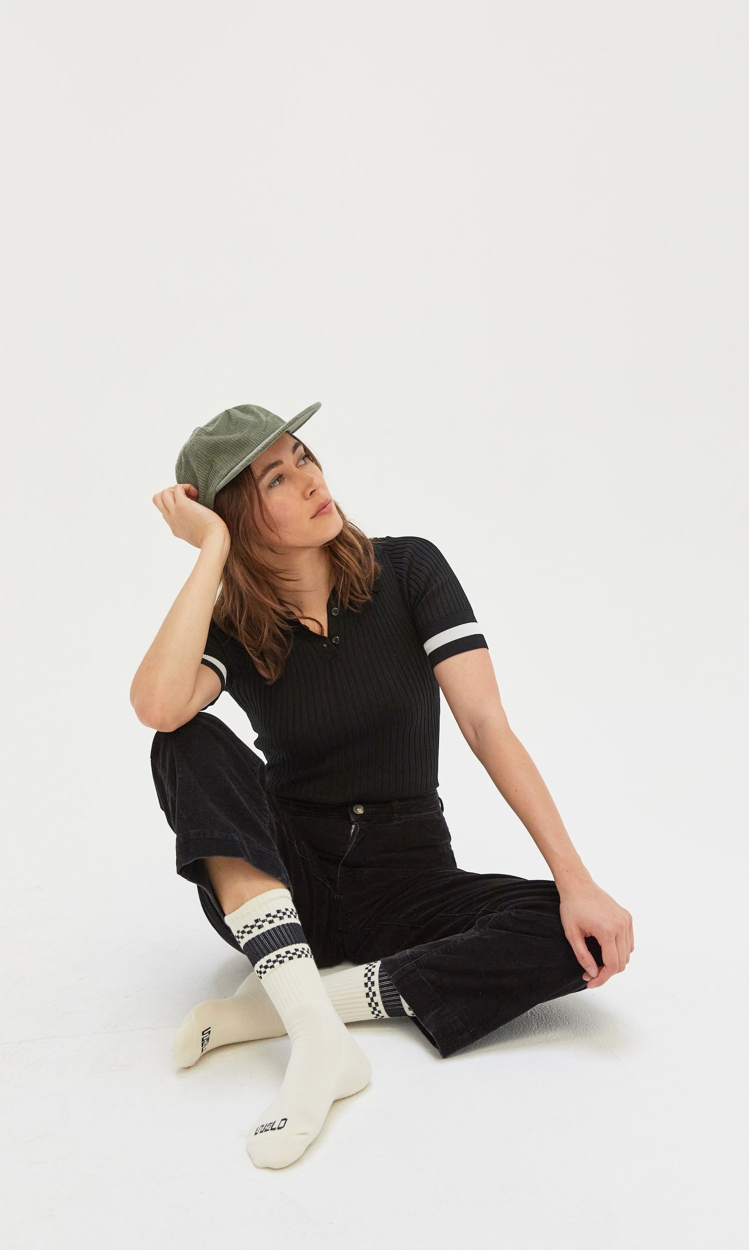 Weld Mfg Field Trip Hat-Unstructured 5 panel corduroy snapback hat, vintage inspired baseball hat, Cactus