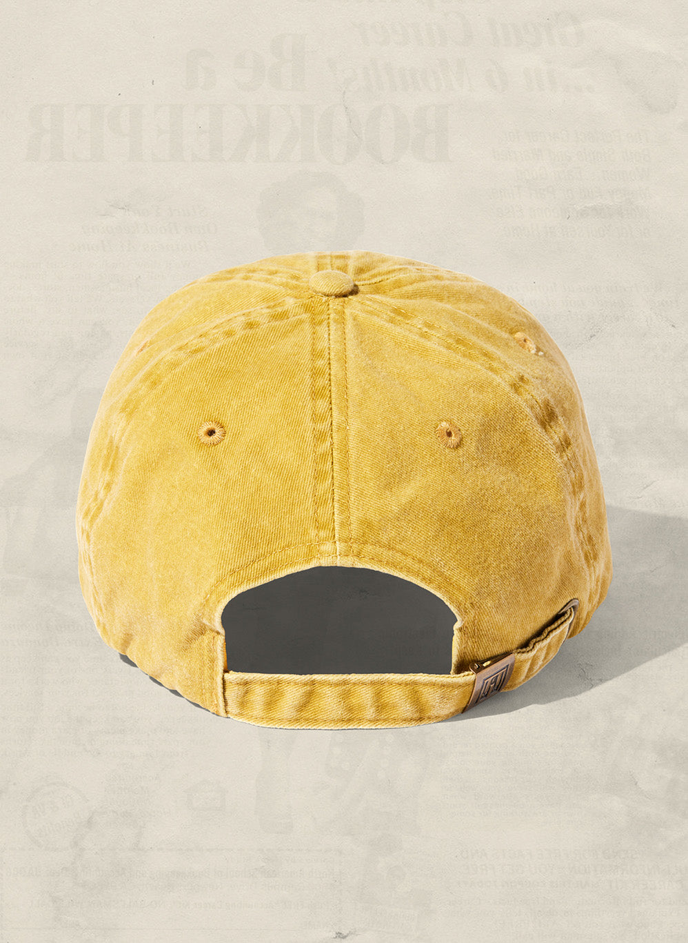 unstructured crown, pre-curved brim, vintage-washed cotton fabric, Sun