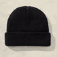 Weld Mfg Hemp Slacker Knit Ribbed Beanie Hat - Vintage Inspired Warm Comfortable Hat - Black