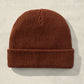 Weld Mfg Hemp Slacker Knit Ribbed Beanie Hat - Vintage Inspired Warm Comfortable Hat - Brown