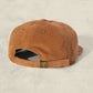 Weld Mfg Field Trip Hat - Unstructured 5 panel corduroy strapback hat, vintage inspired baseball hat, rust