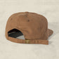 Weld Mfg Field Trip Hat - Unstructured 6 panel brushed cotton twill strapback hat, vintage inspired baseball hat, light brown
