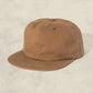 Weld Mfg Field Trip Hat - Unstructured 6 panel brushed cotton twill strapback hat, vintage inspired baseball hat, light brown
