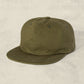 Weld Mfg Field Trip Hat - Unstructured 6 panel brushed cotton twill strapback hat, vintage inspired baseball hat, olive green, cactus