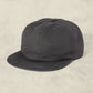 Weld Mfg Field Trip Hat - Unstructured 6 panel brushed cotton twill strapback hat, vintage inspired baseball hat, charcoal gray