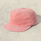Weld Mfg Field Trip Hat - Unstructured 5 panel corduroy strapback hat, vintage inspired baseball hat, pink