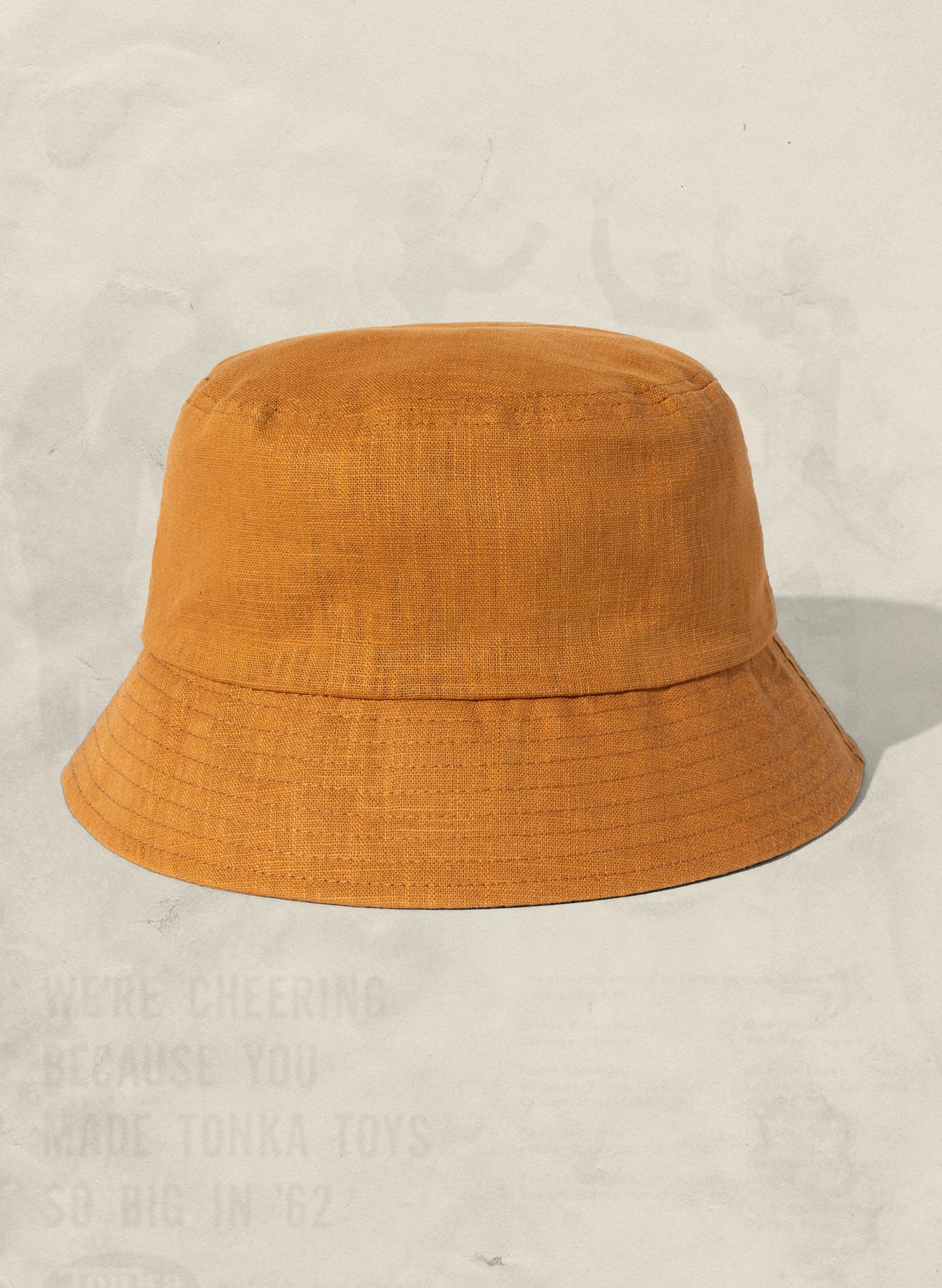 Weld Mfg Hemp Bucket Hat - Vintage Inspired Beach Sun Hat - Rust