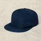 Weld Mfg Nylon Unstructured 5 Panel Vintage Inspired Baseball Strapback Hat - Laid Back Headwear - Navy