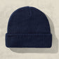 Weld Mfg Hemp Slacker Knit Ribbed Beanie Hat - Vintage Inspired Warm Comfortable Hat - Navy