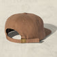 Weld Mfg Brushed Cotton Twill Kids Unstructured 6 Panel Vintage Inspired Baseball Strapback Hat - Laid Back Childrens Headwear - Light Brown