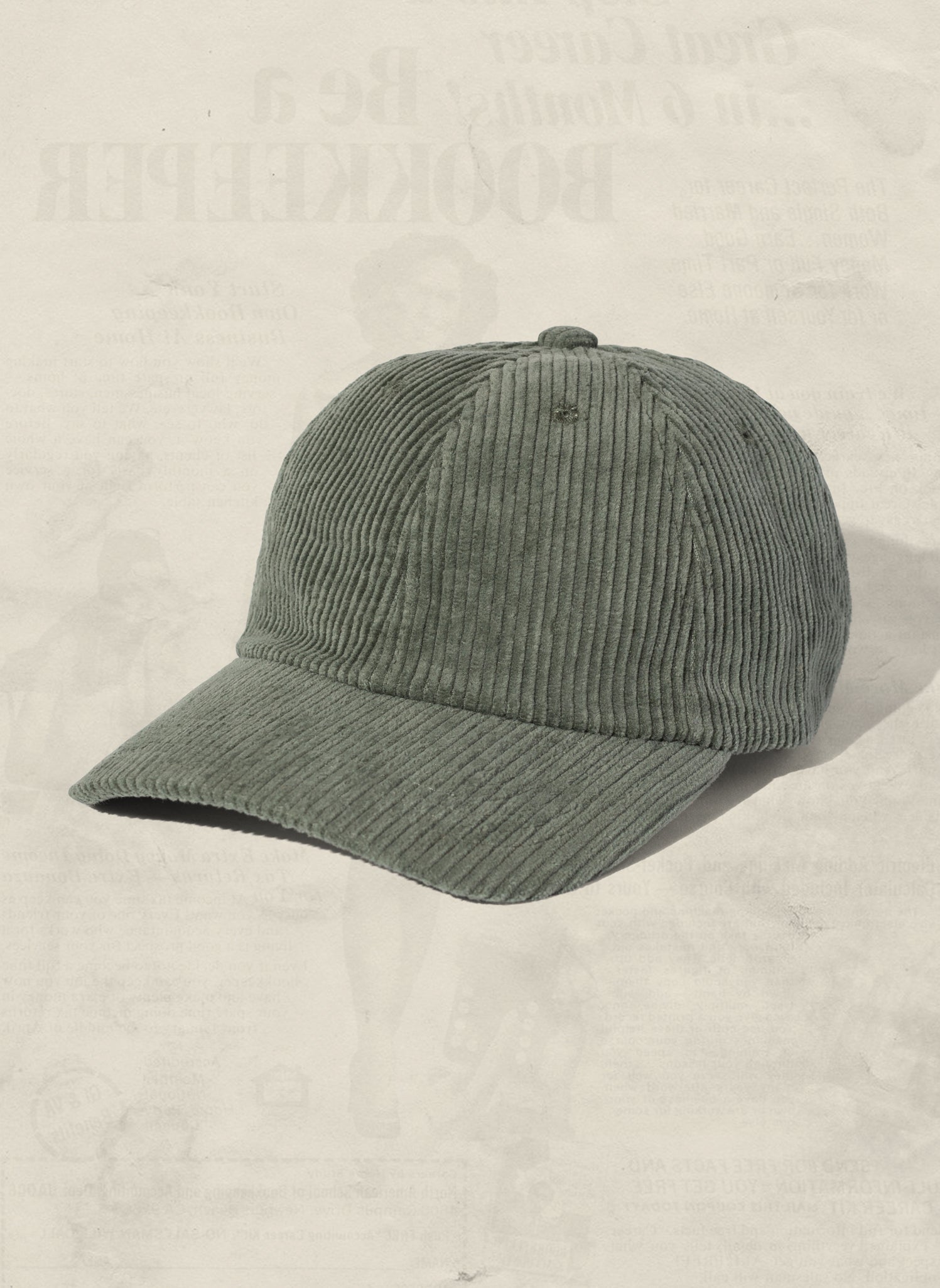 Soft Unstructured Corduroy Dad Hat in Vintage Unique Earthy Colors by Weld Mfg