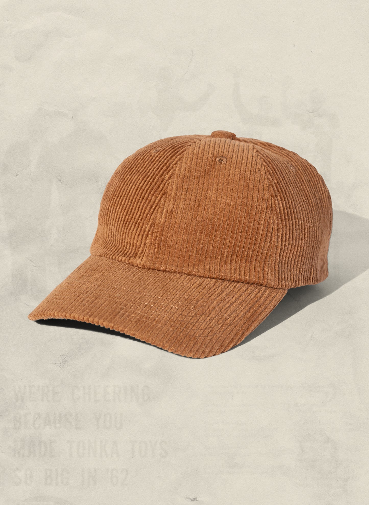 Soft Unstructured Corduroy Dad Hat in Vintage Unique Earthy Colors by Weld Mfg