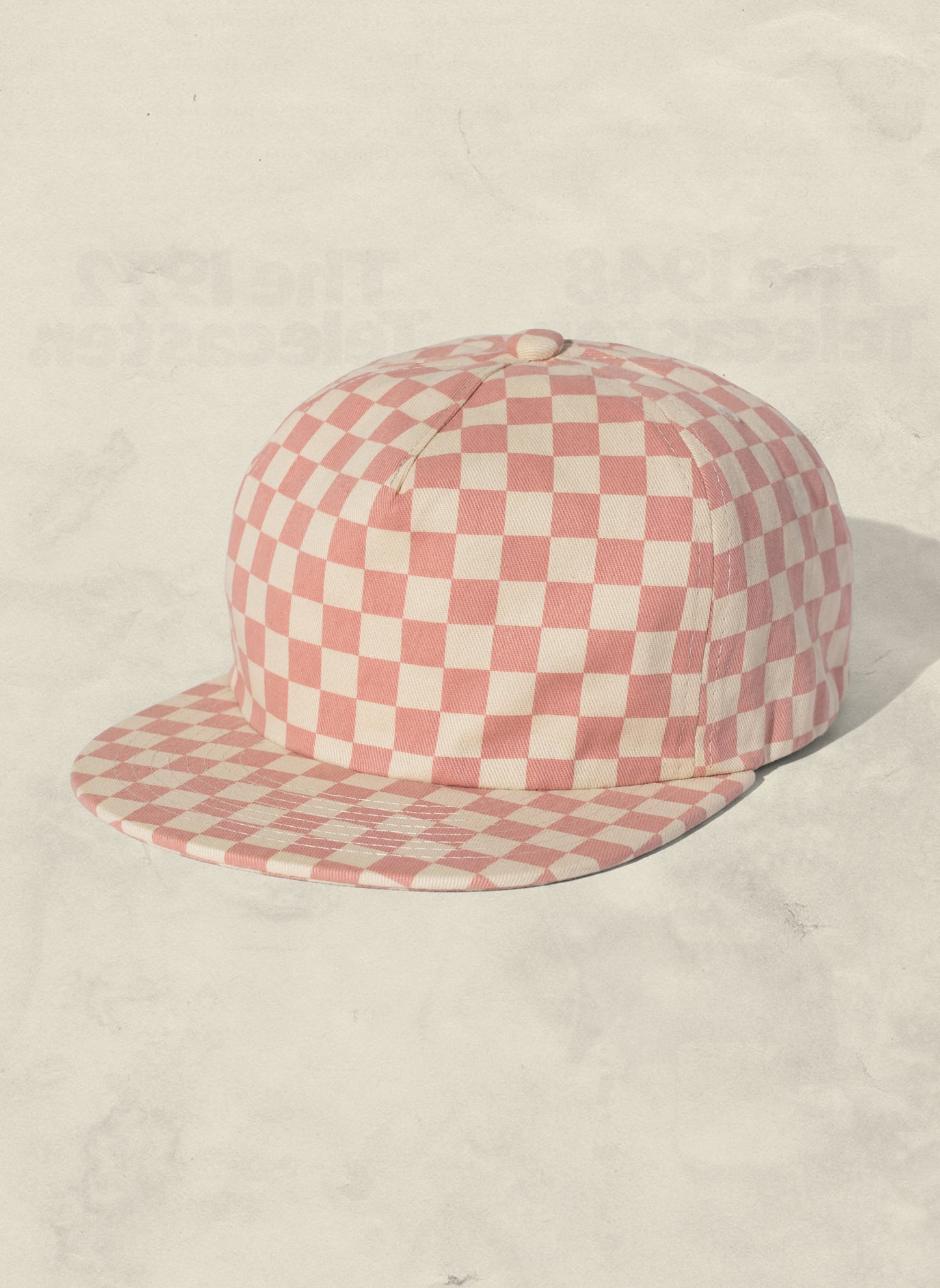 Weld Mfg Checkerboard Unstructured 5 Panel Hats - Vintage Inspired Hats - Laid Back Hats - Unique Earthy Color Hats